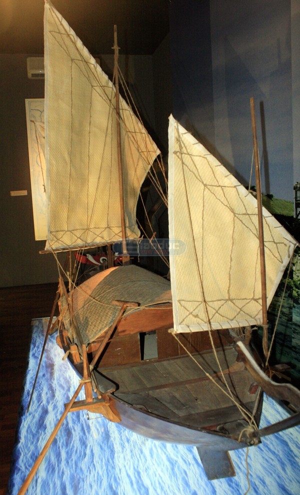 Thuyền buồm của Hải đội Hoàng Sa thời nhà Nguyễn sau khi được phục dựng